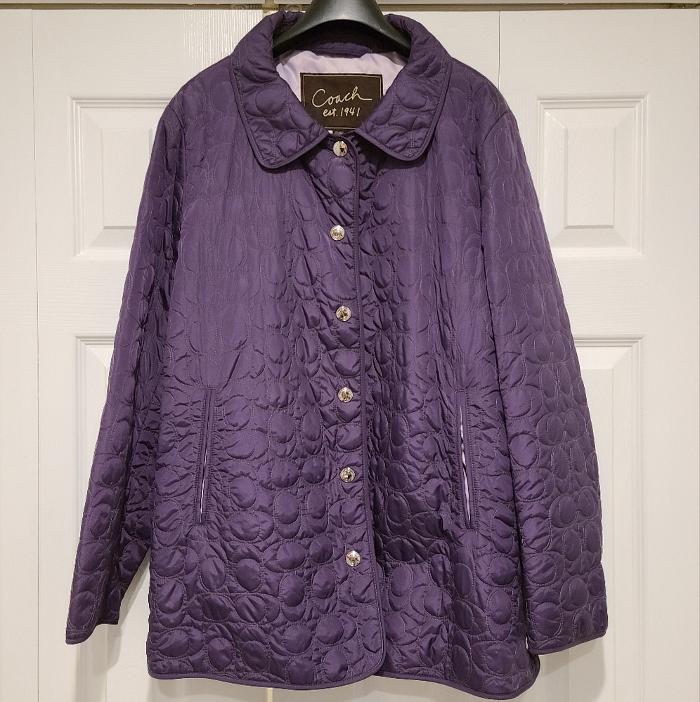 NWOT Water-resistant COACH jacket